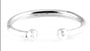 Silver Heavy Torq Bangle M/W