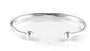 Silver Torq Bangle L/W Gents