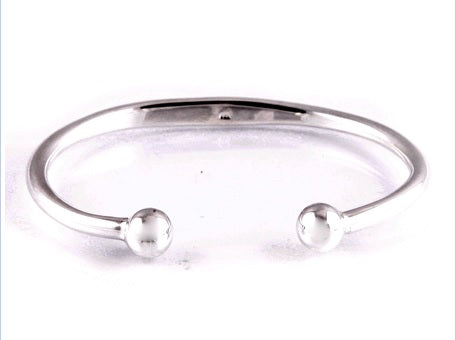 Silver Flat Top Torq Bangle M/W