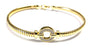 New A Yellow Gold Plated Bangle