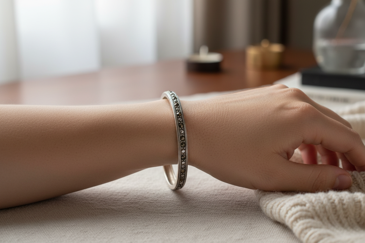 Marcasite Bangle
