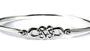 Celtic Knot Silver Bangle