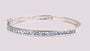 Aquamarine Cubic Zirconia Bangle
