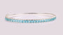 Aquamarine Cubic Zirconia Bangle