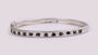 Black Cubic Zirconia Bangle