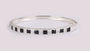 Black Cubic Zirconia Bangle
