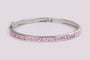 Pink Cubic Zirconia Bangle