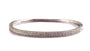 A White Cubic Zirconia Bangle.