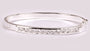 White Cubic Zirconia Bangle