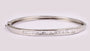 White Cubic Zirconia Bangle