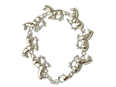 A Silver Horse Bracelet