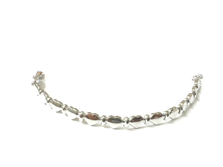 A Silver Heart Bracelet