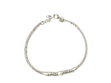 A Pearl Silver Bracelet