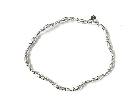 New Silver Elasticated Bracelet