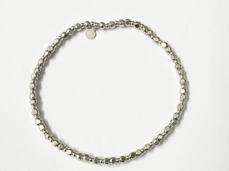 New Silver Elasticated Bracelet