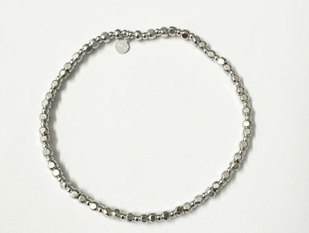 New Silver Elasticated Bracelet