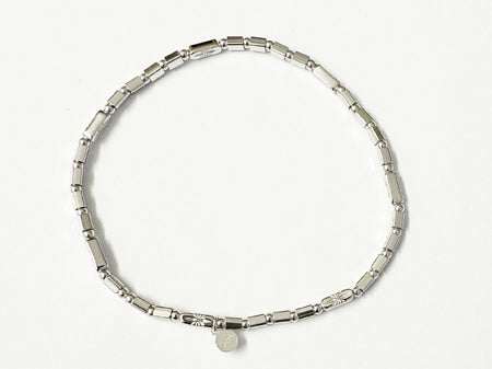 New Silver Elasticated Bracelet