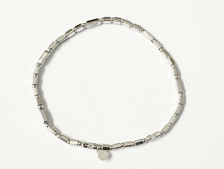 New Silver Elasticated Bracelet