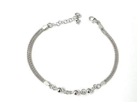 Silver Ball Bracelet