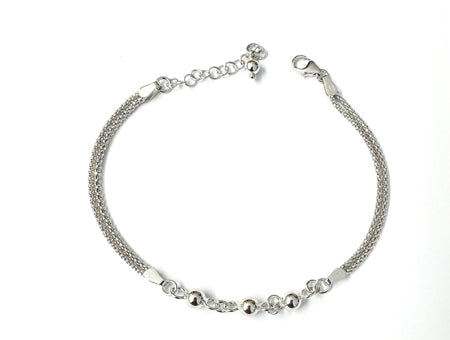 Silver Ball Bracelet
