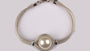 A Simply Silver Pearl Bracelet.