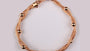 Silver with Rose Gold Plate  Bracelet.