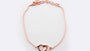 Silver with Rose Gold Plate  Bracelet