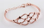 Silver with Rose Gold Plate Bracelet.