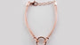 Silver with Rose Gold Plate  Bracelet