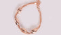 Silver with Rose Gold Plate  Bracelet