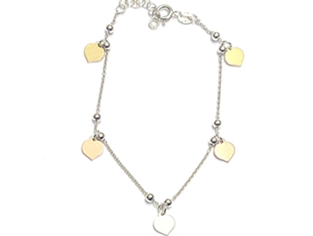 A Simply Silver Two Tone Necklace.