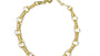 A Simply Yellow Plated on Silver Bracelet
