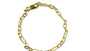A Simply Silver Yellow Plated Bracelet