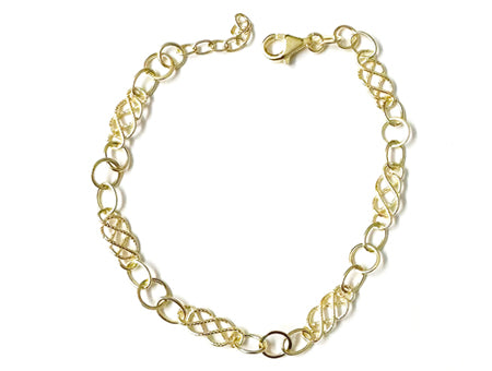 A Gold Plated Silver Bracelet