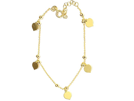 A Silver Yellow Gold Plated Bracelet