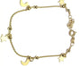 A Silver Yellow Gold Plated Bracelet
