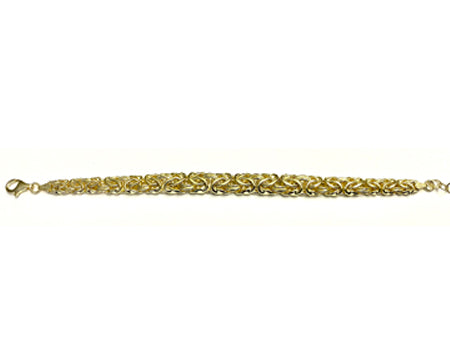 New Silver Yellow Gold Plated Bracelet