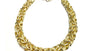 New Silver Yellow Gold Plated Bracelet