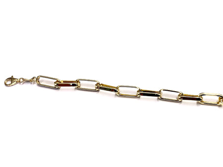 A Silver Yellow Gold Plated Bracelet