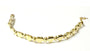 A Silver Yellow Plated Heart Bracelet