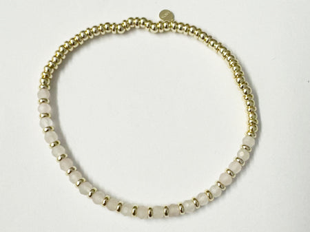 New Yellow Plated on Silver Elasticated Bracelet
