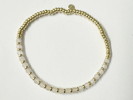 New Yellow Plated on Silver Elasticated Bracelet