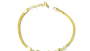 Yellow Plated on Silver Ball Bracelet