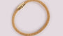 Silver With Yellow Gold Plate Bracelet