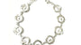 Claddagh Bracelet with Silver and White Cubic Zirconia Stone