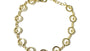 Claddagh Yellow Plated Silver  Bracelet