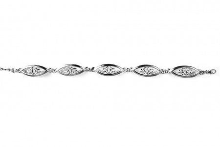 Celtic Trinity Knot Silver Bracelet