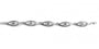 Silver Celtic Shamrock Bracelet  with White Cubic Zirconia Stone