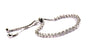 A White Cubic Zirconia Bracelet.