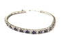 Amethyst Cubic Zirconia Claw Set Tennis Bracelet